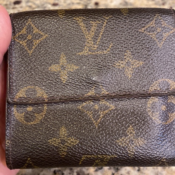 Louis Vuitton monogram vintage tri-fold wallet with coin purse - Picture 3 of 11